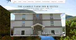 Desktop Screenshot of gamblefarminn.com